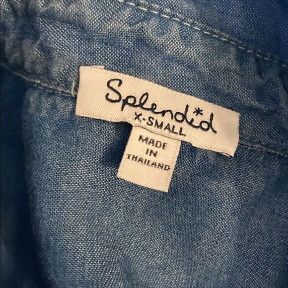 Splendid sandollar Ombre blue dress with pockets 🥰 - Picture 3 of 5